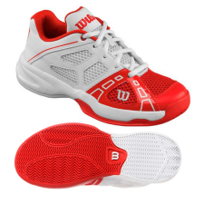 Wilson Rush Pro 2 fehér/piros junior teniszcipő tenisz felszerelés