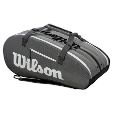 Wilson Super Tour 15 szürke tenisztáska tenisz felszerelés