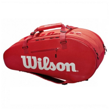 Wilson Super Tour 2 Compartment Large Red tenisztá tenisz felszerelés
