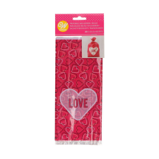 Wilton Valentin-napi tasak,pink, LOVE felirattal, 20db sütés és főzés