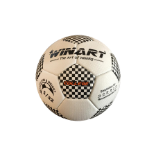 WINART Focilabda, futball labda Műbőr 4-s méret fehér-fekete WINART COLLEGE futball felszerelés