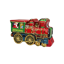  Windel Karácsonyi Mozdony Fémdoboz Mikulásos Csokoládéval 123g csokoládé és édesség