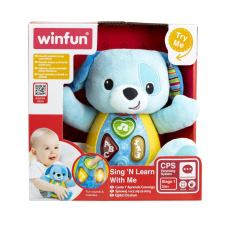 Winfun énekel és tanul Blueberry, a kiskutyával plüssfigura