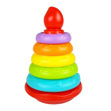 Winfun Smily 000774 Színes gyűrű piramis barkácsolás, építés