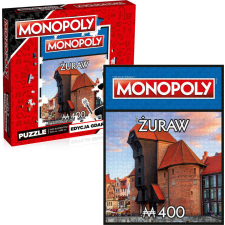 Winning Moves Nyerő mozdulatok Puzzle 1000 Monopoly Gdańsk Crane puzzle, kirakós