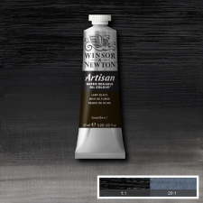 Winsor&Newton Artisan vizes olajfesték, 37 ml - 337, lamp black hobbifesték