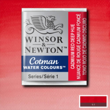 Winsor&Newton Cotman 1/2 szilkés akvarellfesték - 098, cadmium red deep hue akvarell