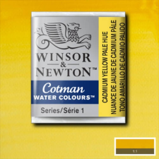 Winsor&Newton Cotman 1/2 szilkés akvarellfesték - 119, cadmium yellow pale hue akvarell