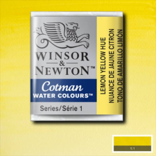 Winsor&Newton Cotman 1/2 szilkés akvarellfesték - 346, lemon yellow hue akvarell