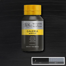 Winsor&Newton Galeria akrilfesték, 500 ml - 337, lamp black akrilfesték
