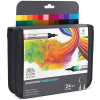 Winsor&Newton Promarker Watercolour kétvégű akvarell ecsetfilc készlet - 24 db, cipzáras tartóban