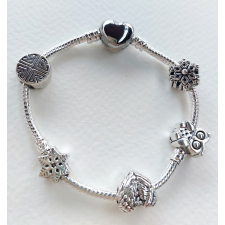  Winter 2 Pandora stílusú karkötő 18 cm karkötő