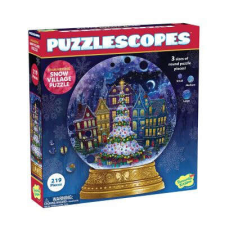  Winter Globe kör alakú puzzle - A karácsony varázsa puzzle, kirakós