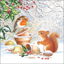 Winter Picture papírszalvéta 33x33cm,20db-os papírárú, csomagoló és tárolóeszköz