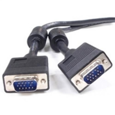 WIRETEK Kábel VGA(M)-VGA(M) árnyékolt összekötő 5m Wiretek audió/videó kellék, kábel és adapter