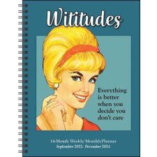 Wititudes 16-Month 2023-2024 Weekly/Monthly Planner Calendar – Wititudes naptár, kalendárium