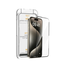 WIWU Wi-SQ008 9H edzett üveg felhelyezést segítő kerettel iPhone 16 mobiltelefon kellék