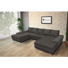  Wixy U Form Kvarcszürke ágyazható ülőgarnitúra csábító 200x405cm méretben bútor