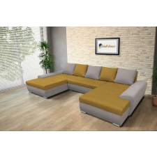  Wixy U Form szamárszürke és őszarany ágyazható ülőgarnitúra csábító 2 méretben bútor