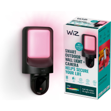 WiZ Smart LED Kültéri Fali lámpatest kamerával (8720169072114) kültéri világítás