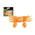 Wizard CRAB ORANGE 8CM