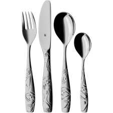 WMF 1286066040 Lajhár gyermek evőeszköz készlet, 4 db (1286066040) tányér és evőeszköz