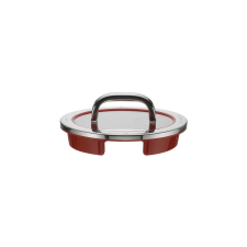 WMF 8900541245 pan lid Round Red, Stainless steel edény