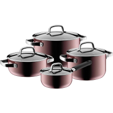 WMF Fusiontec Mineral Pro Rozsdamentes Acél Edénykészlet - Rózsaszín (4 részes) edény