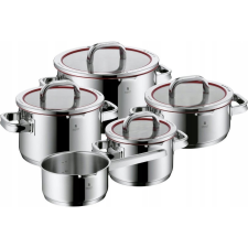 WMF Rozsdamentes Acél Főzőedény Készlet - Ezüst (5 részes) (07.6055.6380) edény