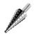 Wolfcraft Lépcsős lemezfúró HSS, 3 vágóél S=10mm Ø8-30mm