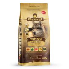 WOLFSBLUT 12,5 kg LARGE WILD DUCK ADULT - KACSA BURGONYÁVAL kutyaeledel