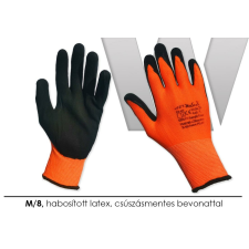 Wolker Kesztyű habosított, latex, csúszásmentes bevonattal, Art Master M/8 védőkesztyű