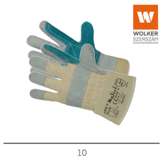 Wolker Kesztyű marhabőr, tenyérerősítéssel RPower 10-es