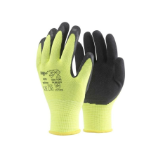 Wolker Kesztyű nylonszálas, mikroporózus latex bevonattal, XL-es védőkesztyű