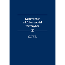 Wolters Kluwer Kommentár a közbeszerzési törvényhez egyéb e-könyv