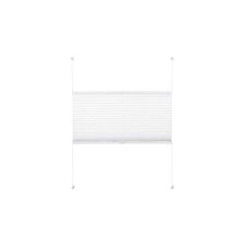 Woltu 50×130 cm feszített pliszé, fúrás nélkül, fehér lakástextília