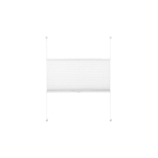  Woltu 65×100 cm feszített pliszé, fúrás nélkül, fehér lakástextília