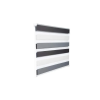  Woltu 70×120 cm sávos roló, dupla róló, zebra roló, 3 színű, fúrás nélkül
