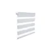  Woltu 80 X 150 cm sávos roló, dupla roló, zebra roló, fúrás nélkül, szürke