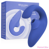 Womanizer Blend - hajlítható G-pont vibrátor és csiklóizgató (kék)