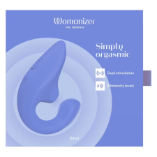 Womanizer Blend vibrátor, léghullámos csiklóizgatóval (kék) vibrátorok