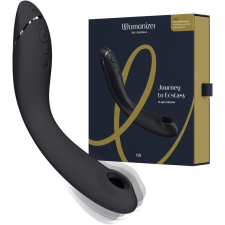 Womanizer OG - akkus, léghullámos 2in1 vibrátor (fekete) vibrátorok