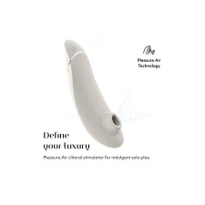 Womanizer Premium 2 - akkus, léghullámos csiklóizgató  Szín: szürke (05540810000) vibrátorok