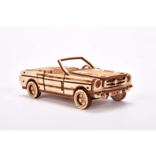 Wood Trick Cabrio autó 3D fa mechanikus modell makett