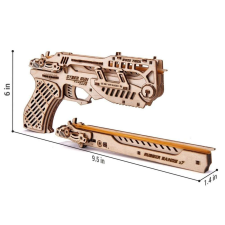 Wood Trick Cyber Gun 3D fa mechanikus modell makett