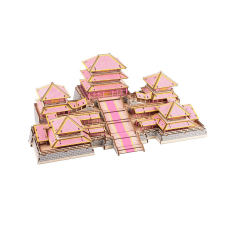 WoodCraft 3D fa mechanikus puzzle - Epang palota fajáték