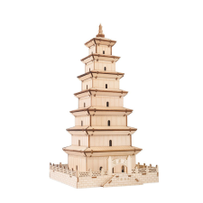 WoodCraft 3D fa mechanikus puzzle - Nagy Vadlúd Pagoda fajáték