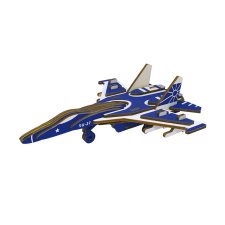 WoodCraft 3D fa mechanikus puzzle - SU27 vadászrepülőgép fajáték