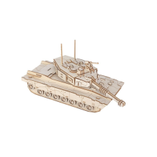 WoodCraft 3D fa mechanikus puzzle - tank M1 Abrams fajáték