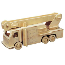 WoodCraft 3D fa mechanikus puzzle - tűzoltóautó fajáték
